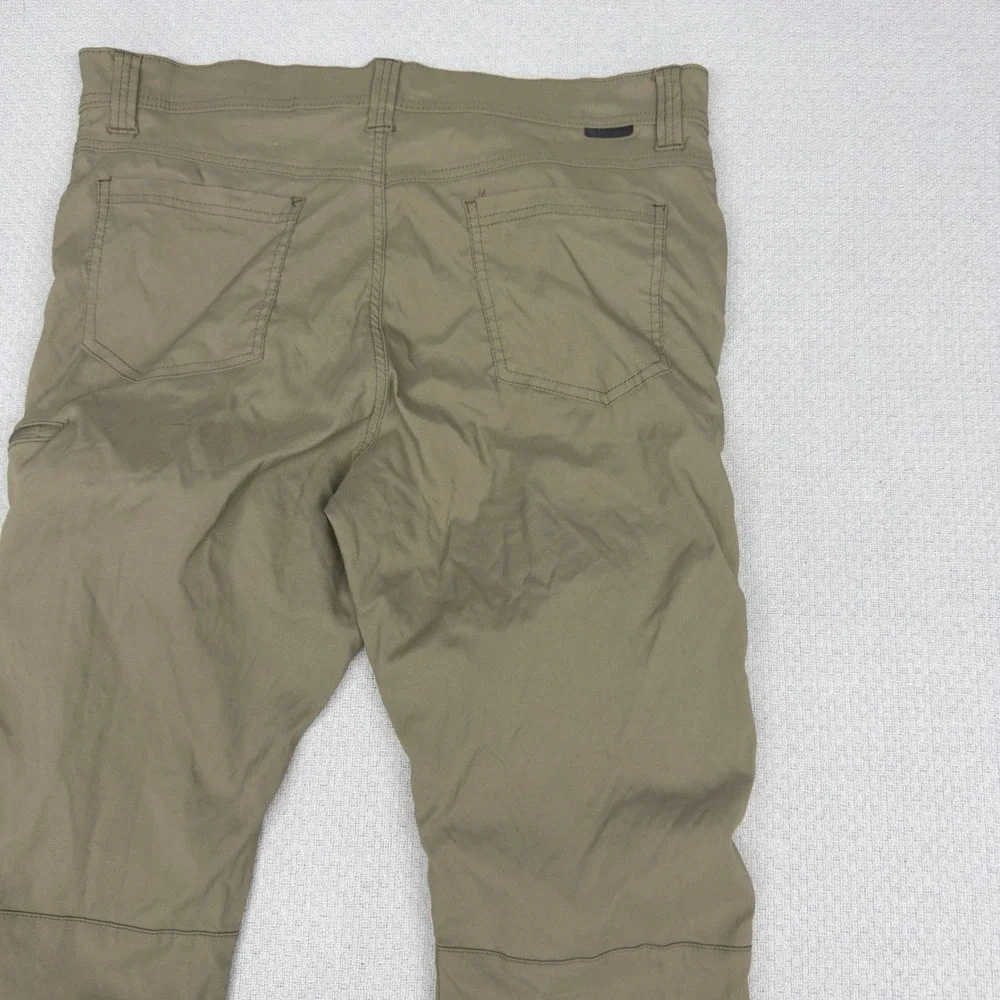 Wrangler ATG All Terrain Gear Pants 38x30 Tan Nylon Cargo Hiking Trail Stretch